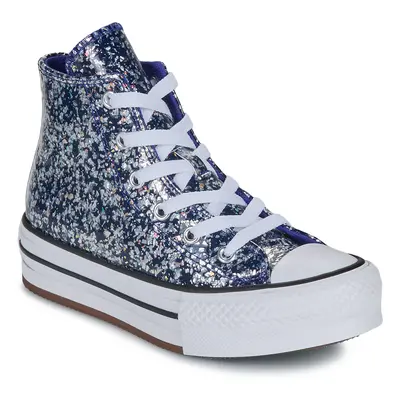 Converse CHUCK TAYLOR ALL STAR EVA LIFT GLITTER Magas szárú edzőcipők Kék