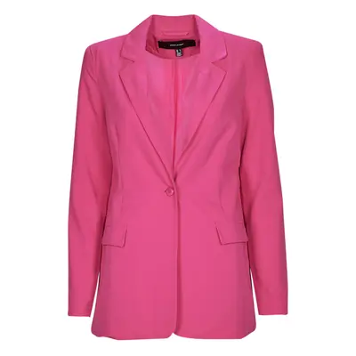 Vero Moda VMZELDA L/S BLAZER NOOS Kabátok / Blézerek Rózsaszín