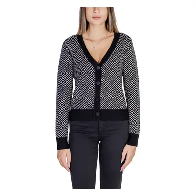 Vero Moda VMARIA ART LS V-NECK CARDIGAN GA 10314507 Mellények / Kardigánok Fekete