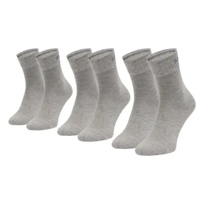 Skechers 3PPK Mesh Ventilation Socks Sport zoknik Szürke