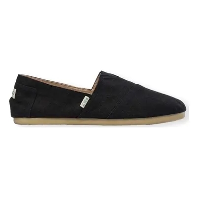 Paez Gum Classic M - Combi Linen Black Gyékény talpú cipők Fekete