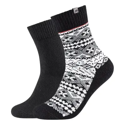 Skechers 2PPK Men Casual Fashion Jacquard Socks Sport zoknik Fekete