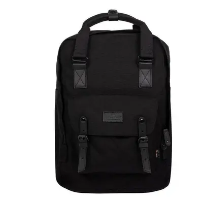 Doughnut Macaroon Large Cordura Backpack - Black Hátitáskák Fekete