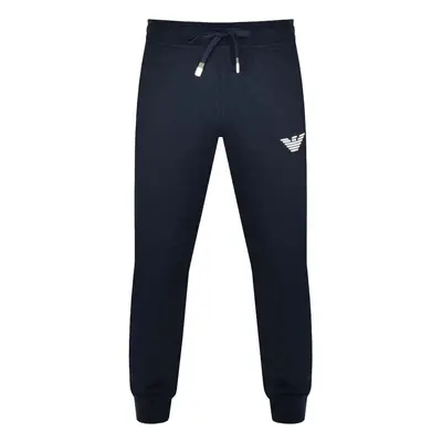 Emporio Armani Lounge Logo Joggers Navy Futónadrágok / Melegítők Kék