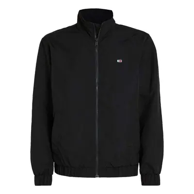 Tommy Jeans Essential Zip Windbreaker Jacket Black Dzsekik Fekete