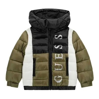 Guess HOODED PADDED JACKET Steppelt kabátok Sokszínű