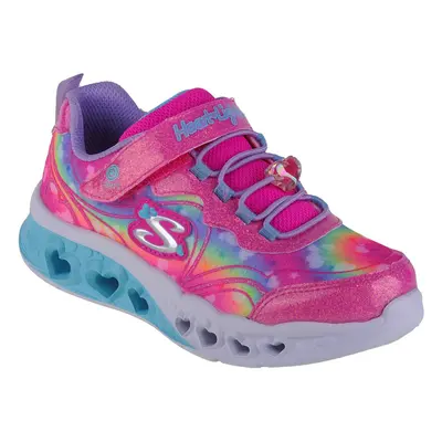 Skechers Flutter Heart Lights-Groovy Swirl Rövid szárú edzőcipők Rózsaszín