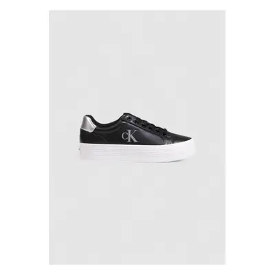 Calvin Klein Jeans BOLD VULC FLATF LACE YW0YW01688 Divat edzőcipők Fekete