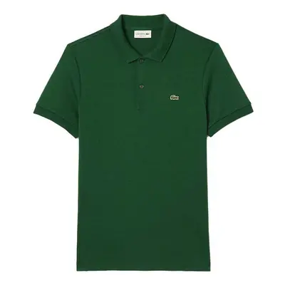 Lacoste Regular Fit Cotton Pima Polo Shirt Pine Green Pólók / Galléros Pólók Zöld