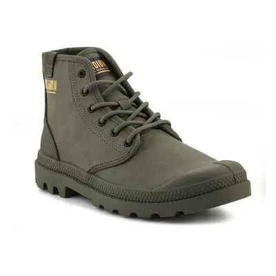 Palladium PAMPA HI COATED 74375-377-M Dusky Green Magas szárú edzőcipők Zöld