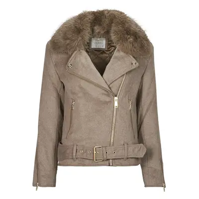 Guess NANCY FAUX FUR JACKET Dzsekik Barna