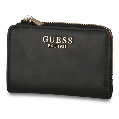 Guess BLA LAUREL SLG ZIP Pénztárcák Fekete