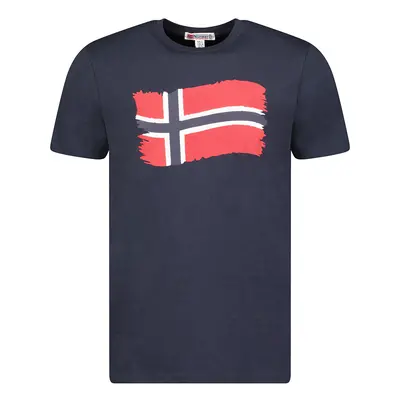 Geographical Norway SX1078HGN-NAVY Rövid ujjú pólók Kék