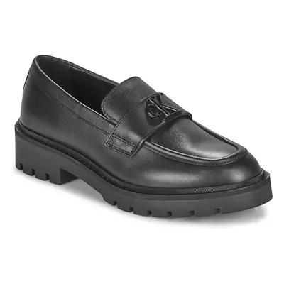 Calvin Klein Jeans FLATFORM LOAFER HW MGLTH Mokkaszínek Fekete