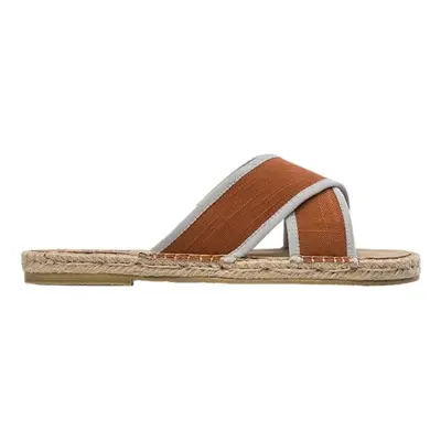 Paez Sandals Crossed W - Linen Terracota Szandálok / Saruk Narancssárga