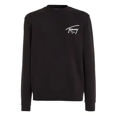 Tommy Jeans Signature Logo Graphic Sweatshirt Black Pulóverek Fekete