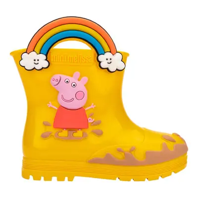 Melissa MINI Welly + Peppa Pig Baby Boots - Yellow/Beige Csizmák Sokszínű