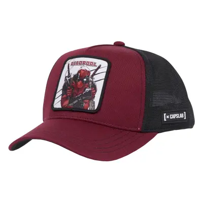 Capslab Junior Marvel Trucker Deadpool Cap Baseball sapkák Fekete