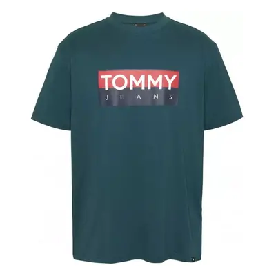 Tommy Jeans DM0DM19684 Rövid ujjú pólók Zöld