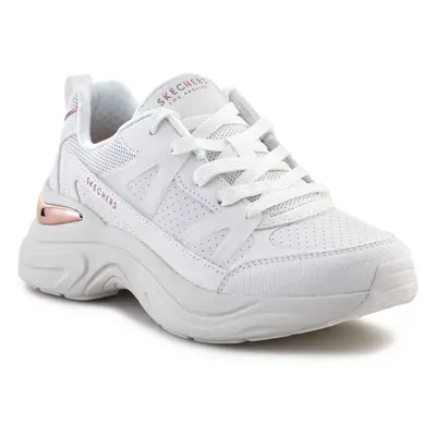 Skechers Hazel Faye 177576WHT - White Rövid szárú edzőcipők Fehér