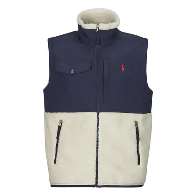 Polo Ralph Lauren POLAIRE SHERPA ZIPPEE SANS MANCHE Polárok Sokszínű