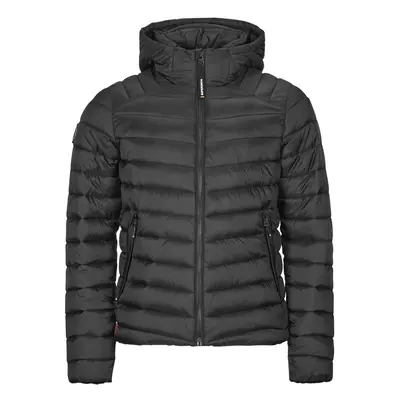 Superdry HOODED FUJI SPORT PADDED Steppelt kabátok Fekete