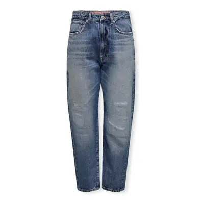 Only Irvine Jeans - Medium Blue Denim Egyenes szárú farmerek Kék