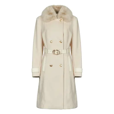 Guess AMELIA DOUBLE BREAST BELT COAT Kabátok Bézs