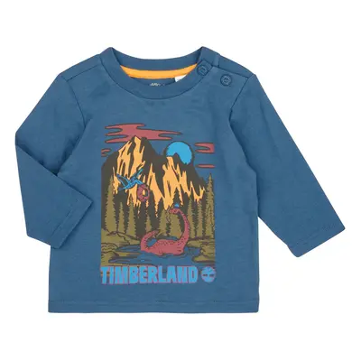 Timberland TEE-SHIRT MANCHES LONGUES T60250 Hosszú ujjú pólók Kék