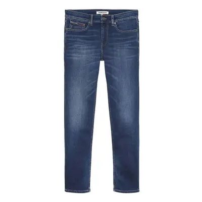 Tommy Jeans Scanton Slim Faded Jeans Aspen Dark Blue Stretch Farmerek Kék