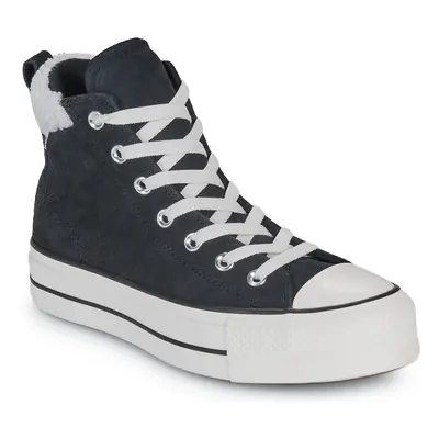 Converse CHUCK TAYLOR ALL STAR PUFF LIFT COZY PLATFORM Magas szárú edzőcipők Fekete