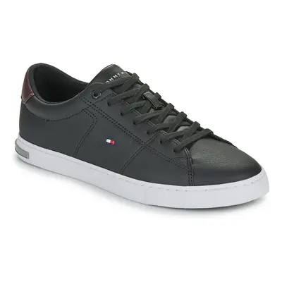 Tommy Hilfiger ESSENTIAL LEATHER DETAIL VULC Rövid szárú edzőcipők Fekete