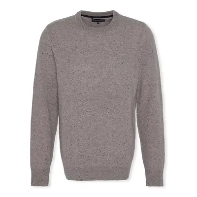 Barbour Tainsbury Crew Neck Jumper - Stone Pulóverek Szürke