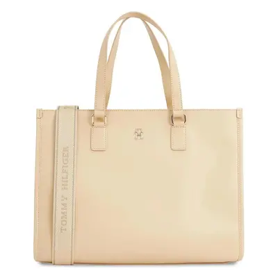 Tommy Hilfiger MONOTYPE TOTE AW0AW15978 Táskák Bézs