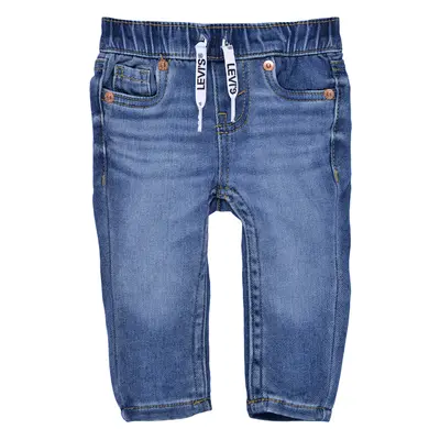 Levis LVB SKINNY DOBBY PULL ON PANTS Skinny farmerek Kék