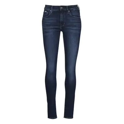 G-Star Raw 3301 SKINNY WMN Skinny farmerek Kék