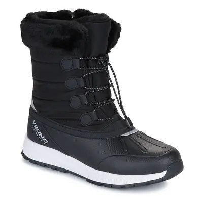 VIKING FOOTWEAR EQUIP WARM WATERPROOF Zip Hótaposók Fekete