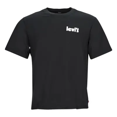 Levis SS RELAXED FIT TEE Rövid ujjú pólók Fekete