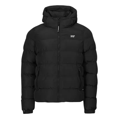 Superdry HOODED SPORTS PUFFR JACKET Steppelt kabátok Fekete