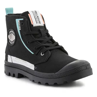 Palladium Pampa Underlayer 99183-297-M Black Magas szárú edzőcipők Fekete