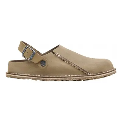 Birkenstock Lutry Premium Suede 1025297 Narrow - Gray Taupe Szandálok / Saruk Bézs