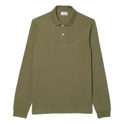 Lacoste Classic Fit Long Sleeve Polo Shirt Khaki Green Pólók / Galléros Pólók Zöld