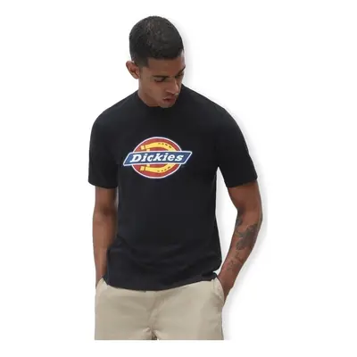 Dickies Icon Logo T-Shirt - Black Pólók / Galléros Pólók Fekete