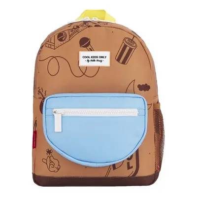 Hello Hossy Groovy Kid Backpack - Brown Hátitáskák Sokszínű