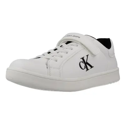 Calvin Klein Jeans SNEAKER BASSA LACCI VELCR Divat edzőcipők Fehér