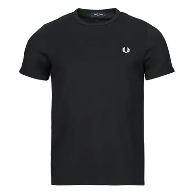 Fred Perry RINGER T-SHIRT Rövid ujjú pólók Fekete