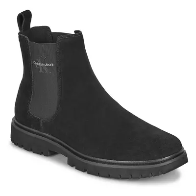 Calvin Klein Jeans EVA BOOT MID CHELSEA ICONIC Csizmák Fekete