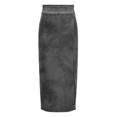 Only ONLPARIS FAUX SUEDE HW SKIRT OTW 15330036 Szoknyák Szürke