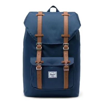 Herschel Little America Mid Volume Backpack - Navy Tan Hátitáskák Kék