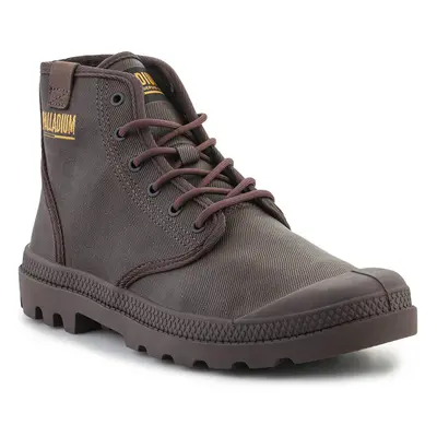 Palladium PAMPA HI COATED 74375-249-M Dark Cocoa Magas szárú edzőcipők Barna